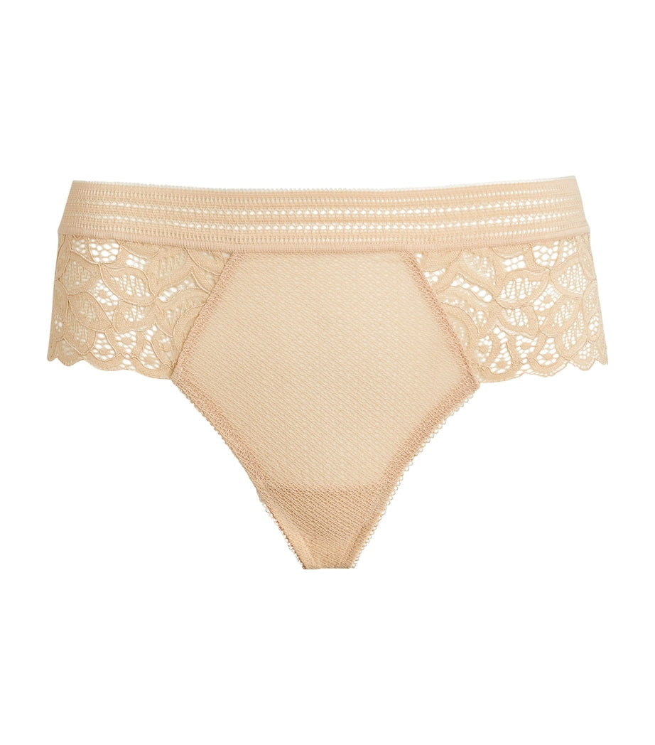 Wacoal Nude Lace Raffine Tanga