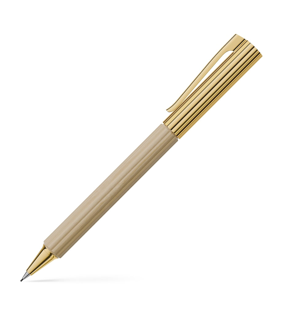 Graf von Faber-Castell Gold-Trim Hornbeam Wood Bloom Mechanical Pencil