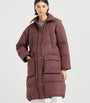 Purple Technical Padded Hooded Jacket