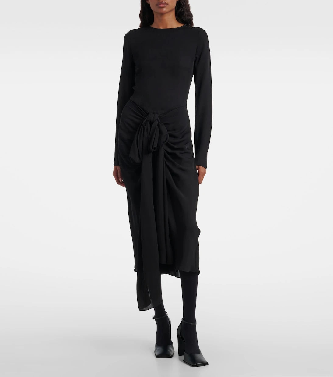 Alaïa - Gathered midi dress