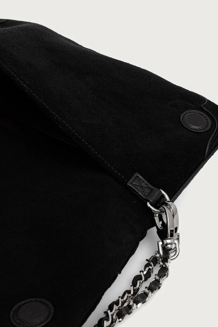 Kadın süet crossbody çanta
