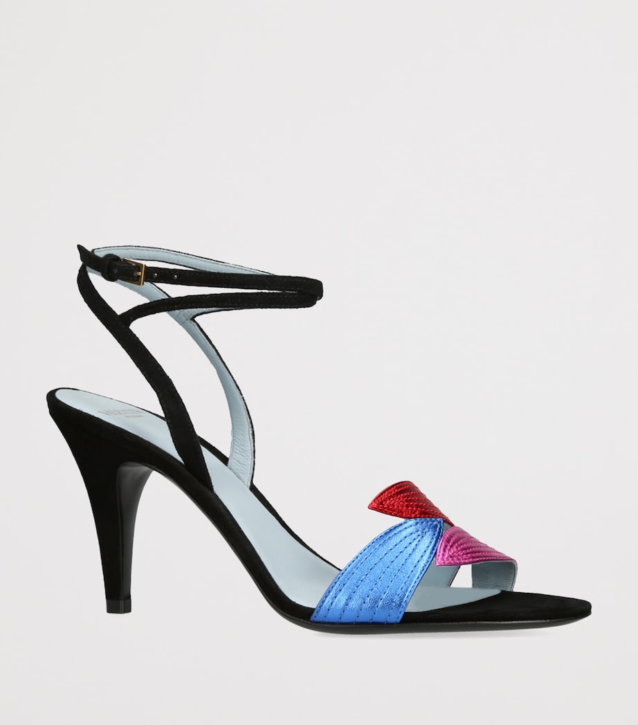 Valentino Garavani Multi Folie Foliage Heeled Sandals 85