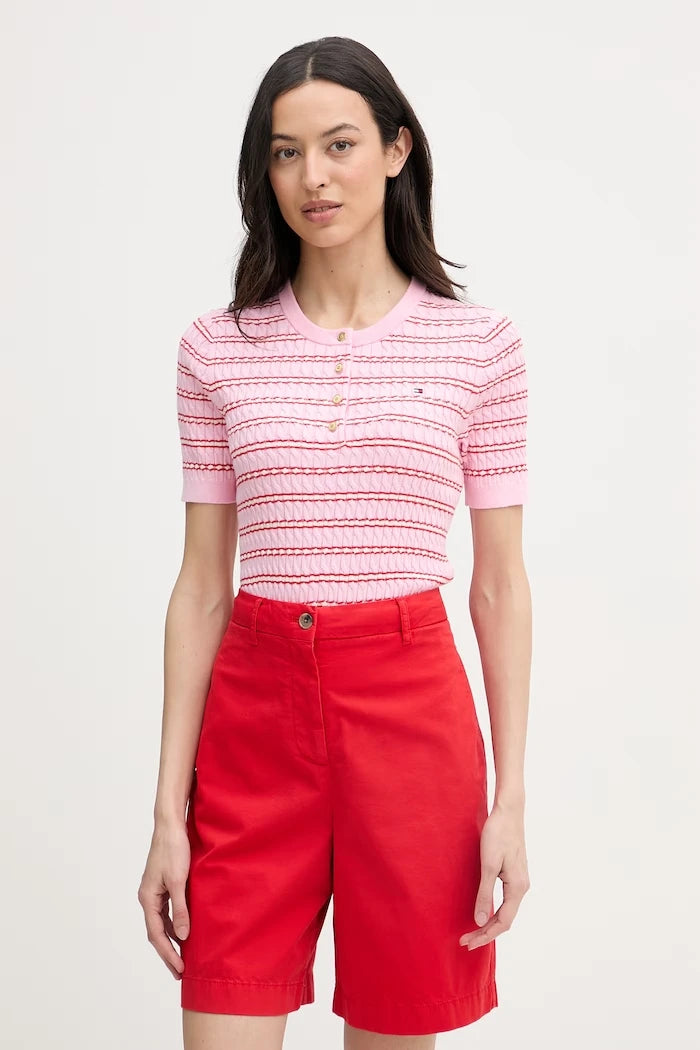 Tommy Hilfiger Kadın pamuklu chino şort