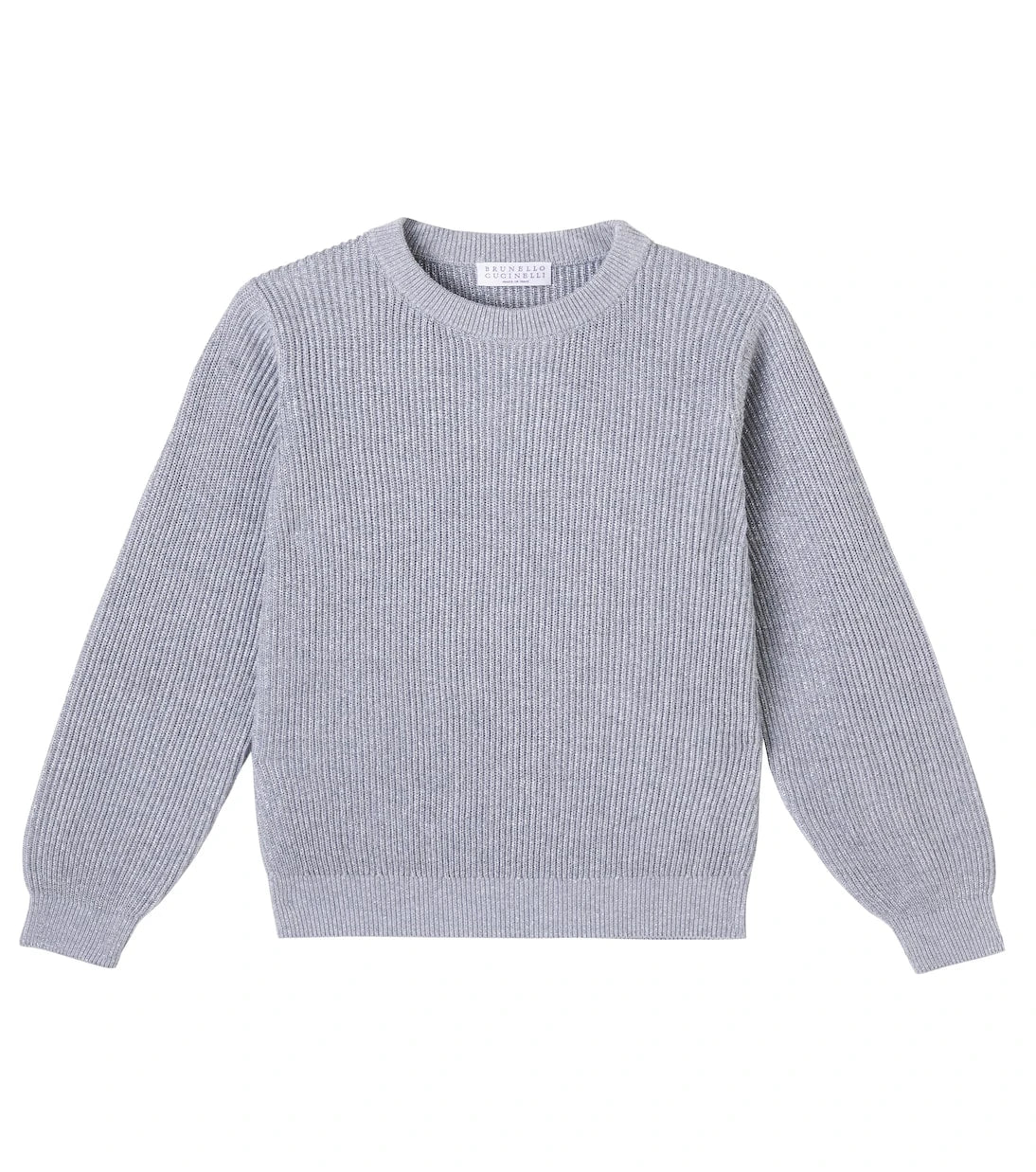 Brunello Cucinelli Kids - Ribbed-knit cotton-blend sweater
