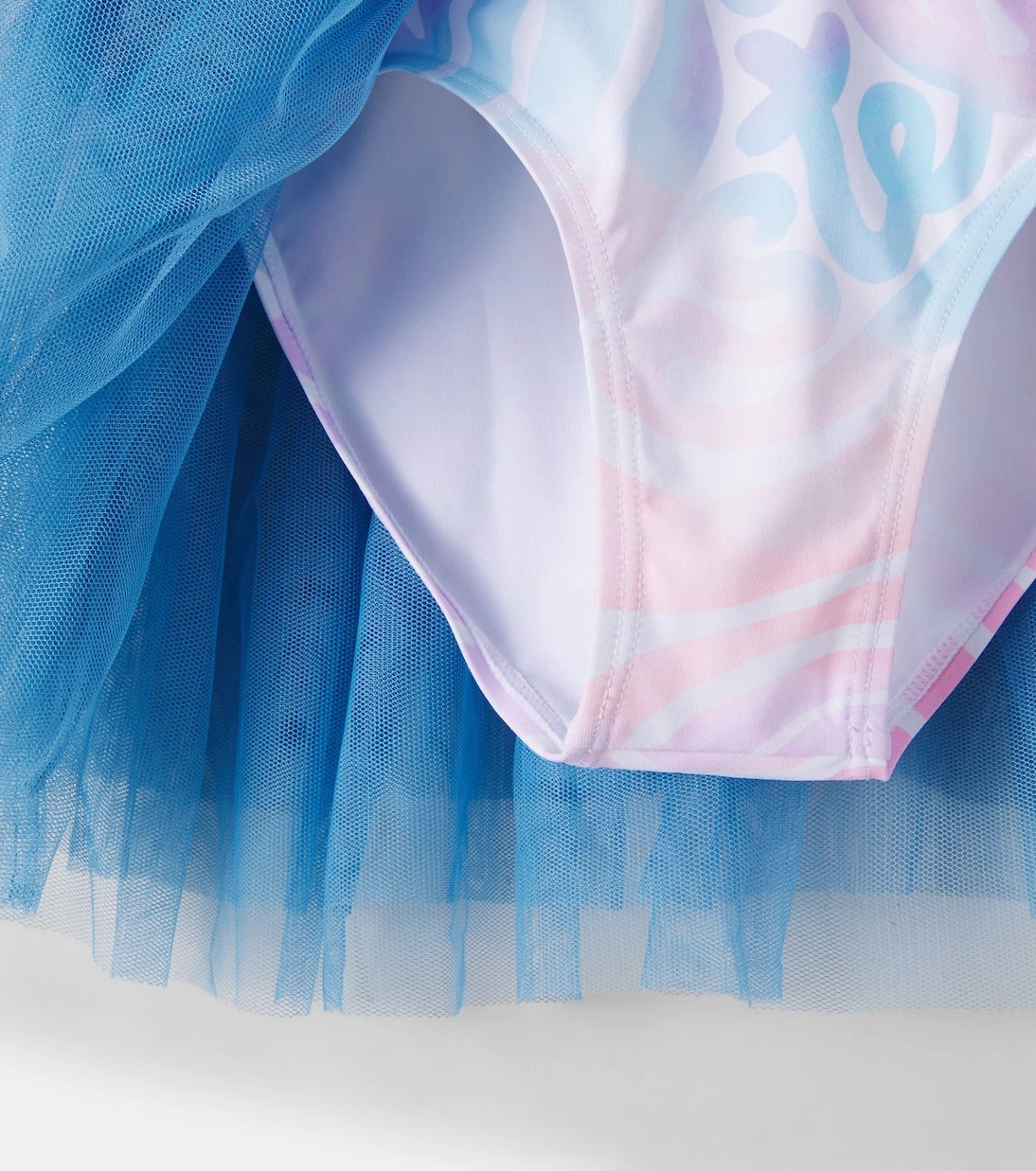 Stella McCartney Kids - Printed jersey and tulle dress
