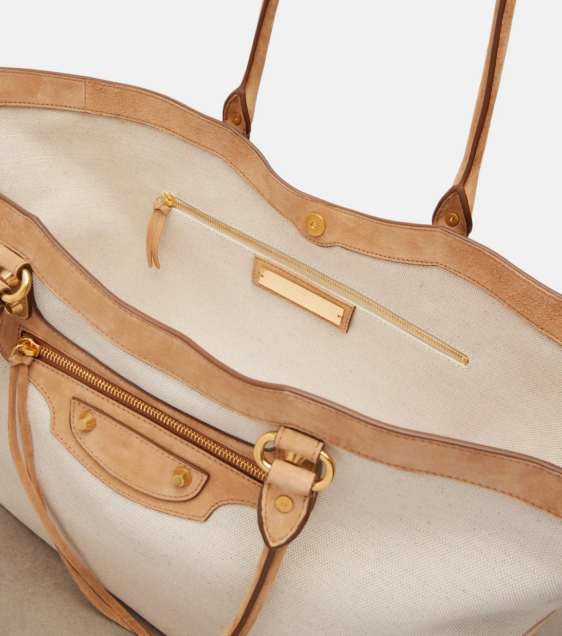 Balenciaga - Le City Beach Medium canvas tote bag