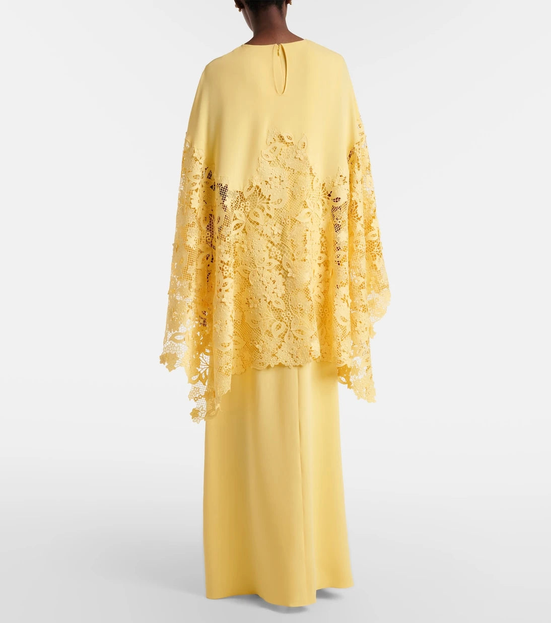 Oscar de la Renta - Floral silk-blend kaftan