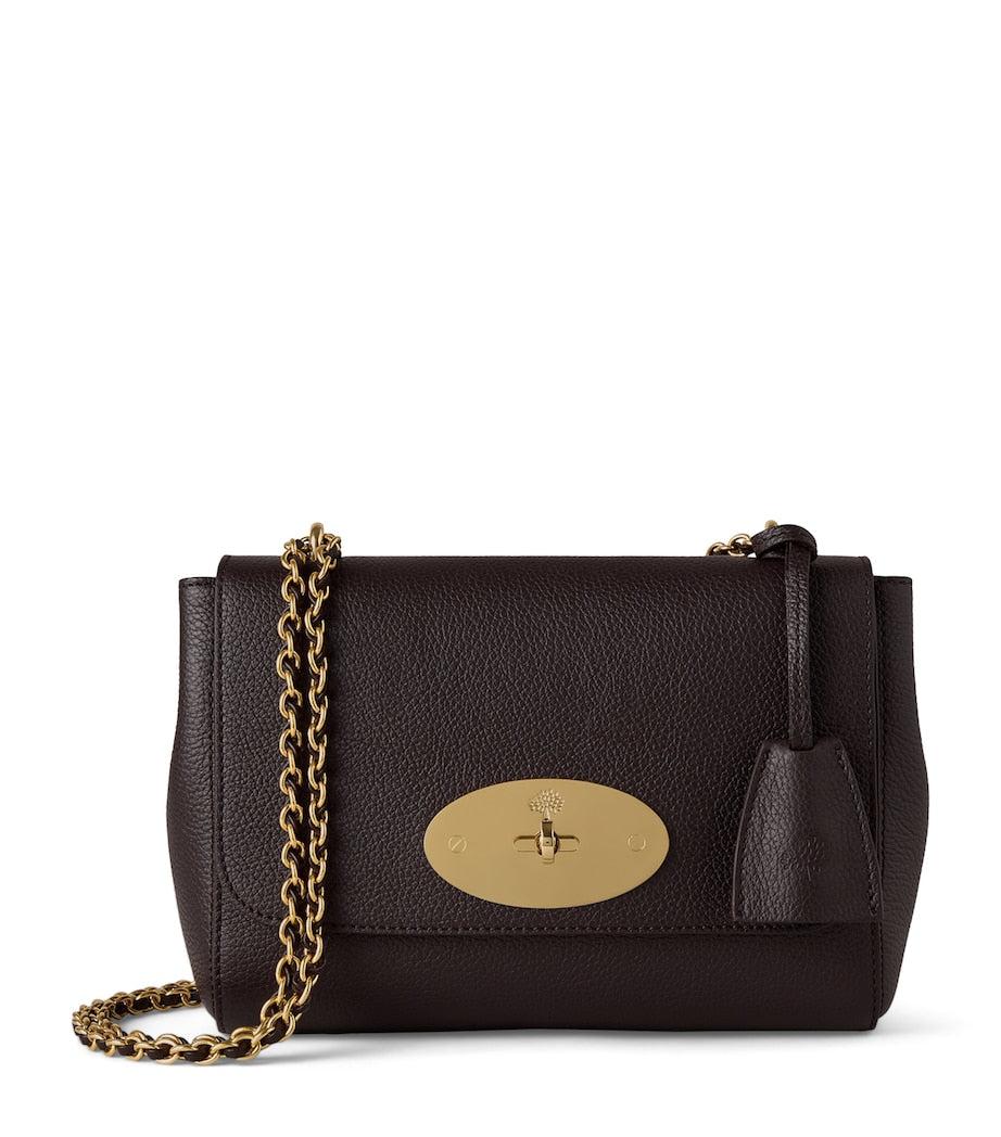 Mulberry Black Small Leather Lily Shoulder Bag