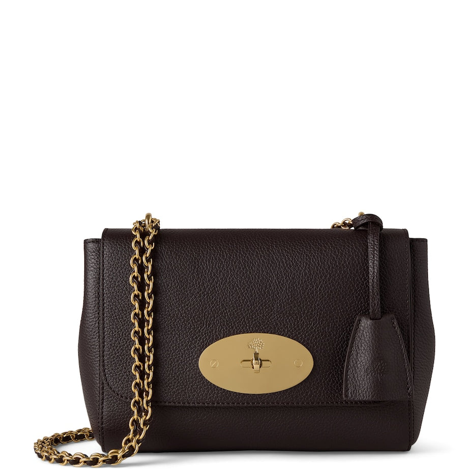 Mulberry Black Small Leather Lily Shoulder Bag