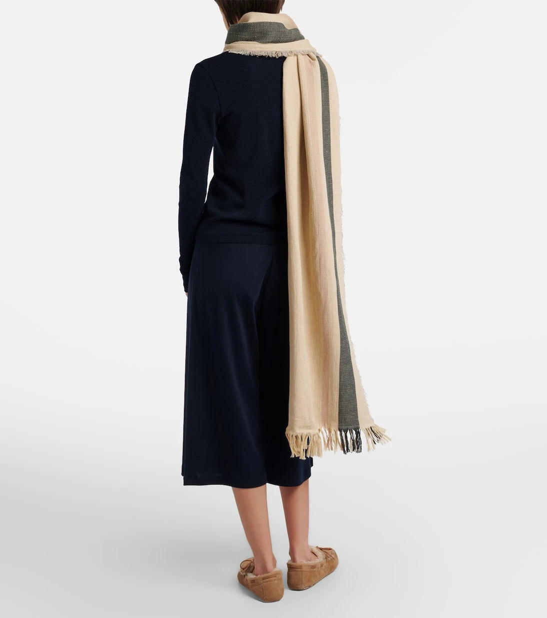 The Row - Cadia cotton and linen scarf