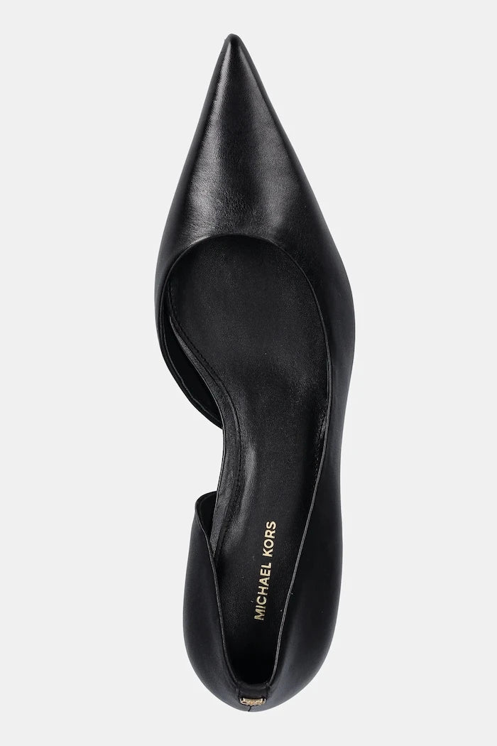 Кожени обувки с тънък ток MICHAEL Michael Kors Elyse Kitten Pump