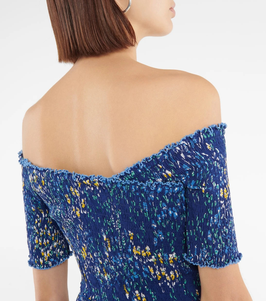 Poupette St Barth - Soledad shirred printed minidress