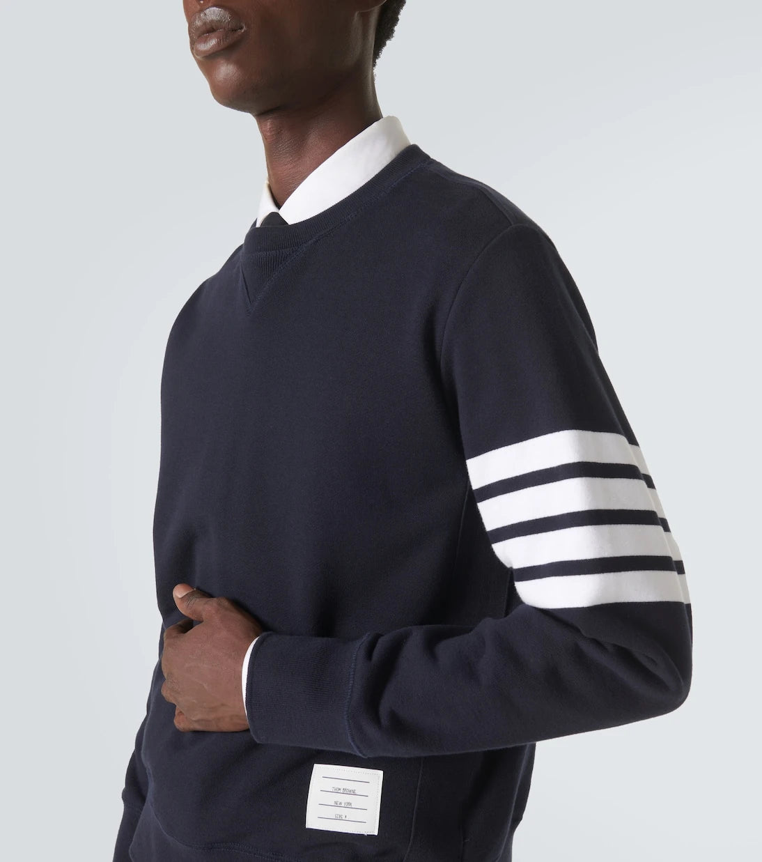 Thom Browne - 4-Bar cotton classic sweatshirt