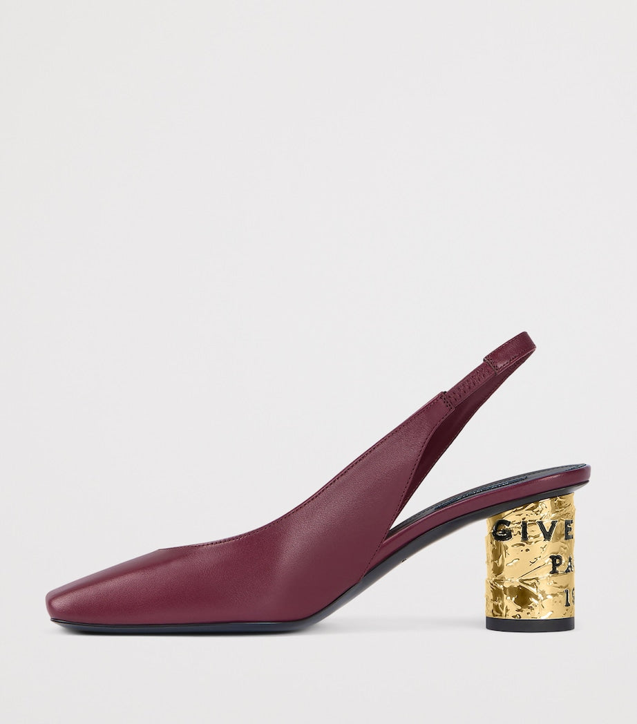 Givenchy Leather Tape Slingback Pumps 65