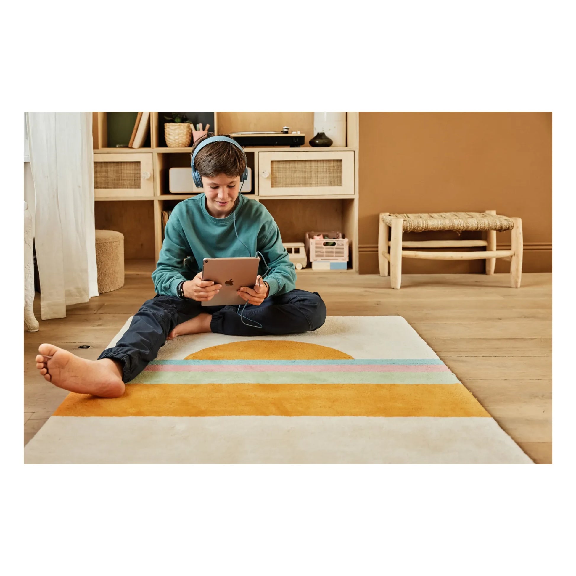 Bleuu-studio - Sunset Rug | Orange