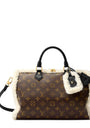 LOUIS VUITTON Canvas Speedy Soft 30 Teddy Shoulder Bag