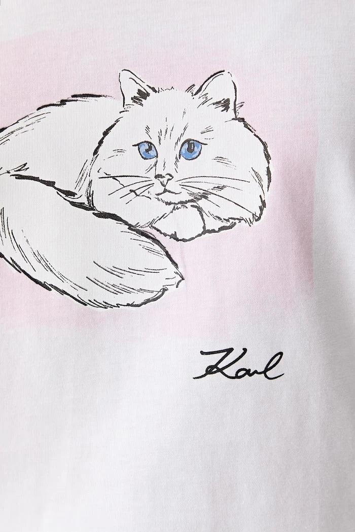 Karl Lagerfeld тениска дамска от памук