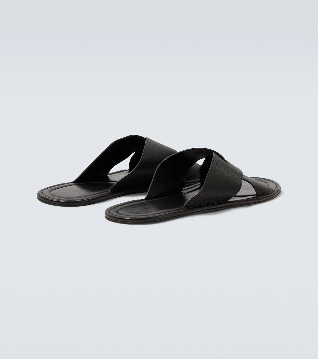 The Row - Malick Cross leather sandals