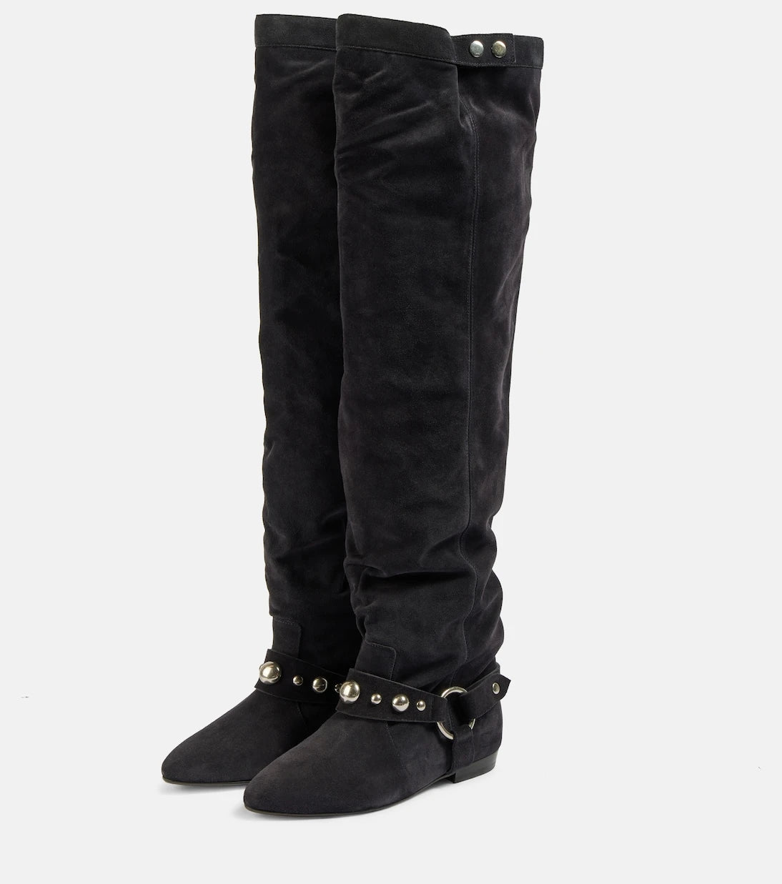 Isabel Marant - Selize suede over-the-knee boots