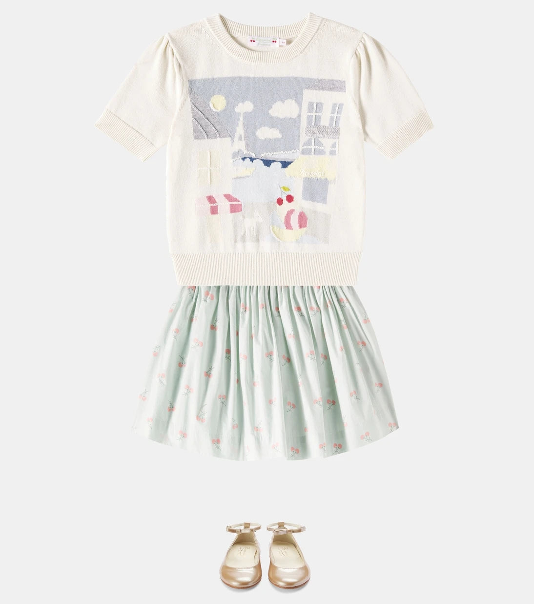 Bonpoint - Suzon cotton skirt