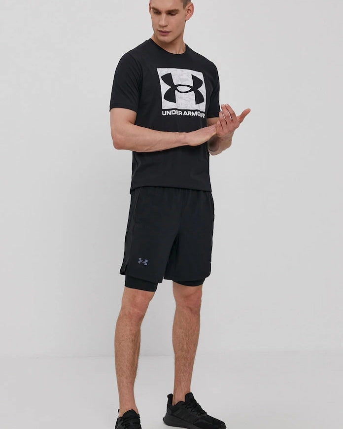 Under Armour erkek pamuklu tişört CAMO BOXED LOGO