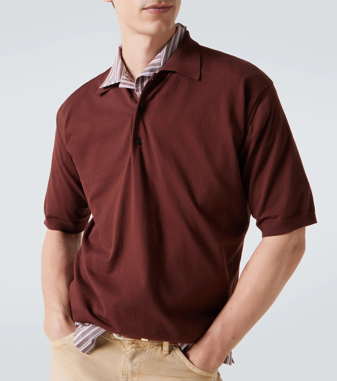 Auralee - Cotton polo shirt