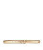 Jimmy Choo Gold Helina Mini Leather Belt