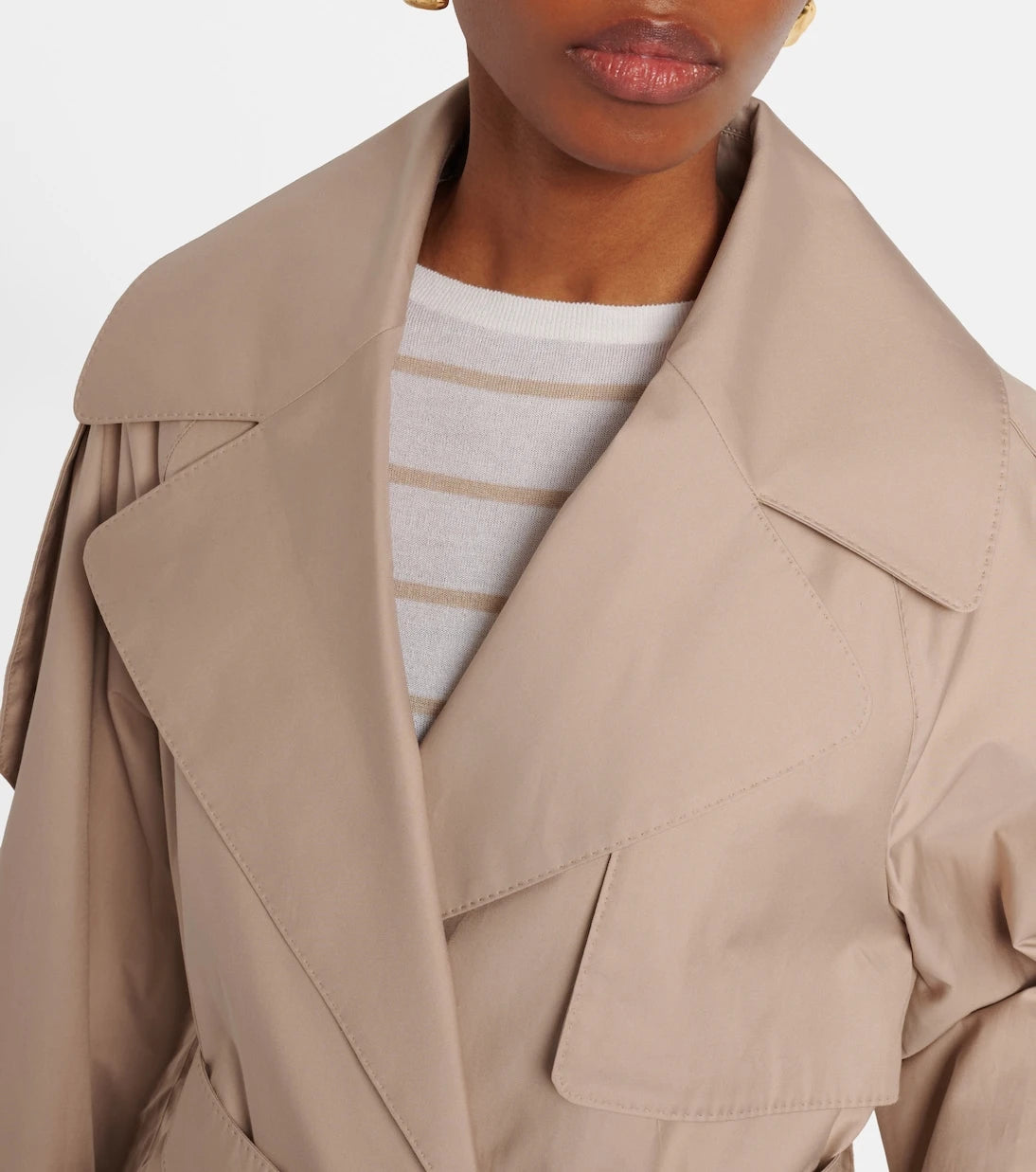 Max Mara - Cotton-blend gabardine trench coat