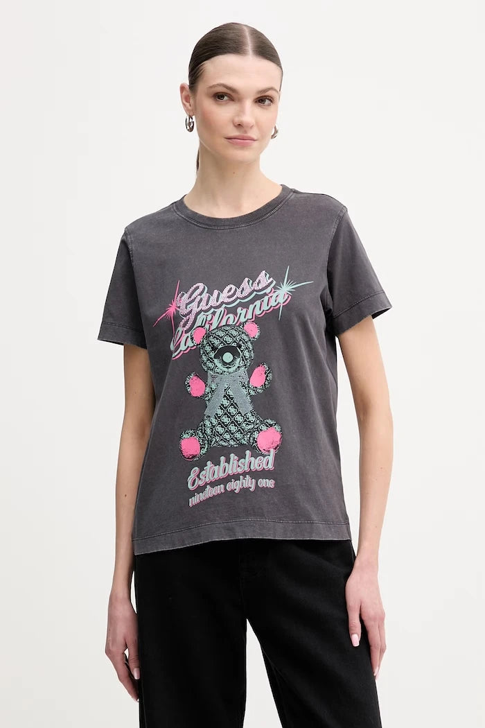 Памучна тениска Guess