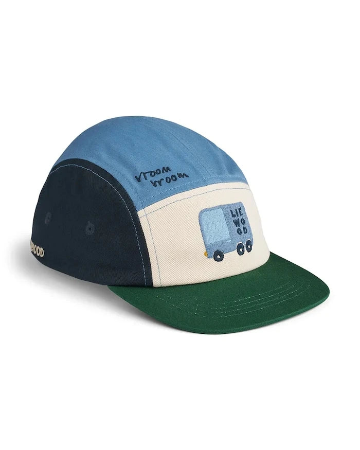 Liewood шапка с козирка за деца от памук Rory Embroidery Cap