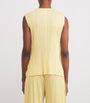 Pleats Please Issey Miyake Orange Mellow Pleats Top