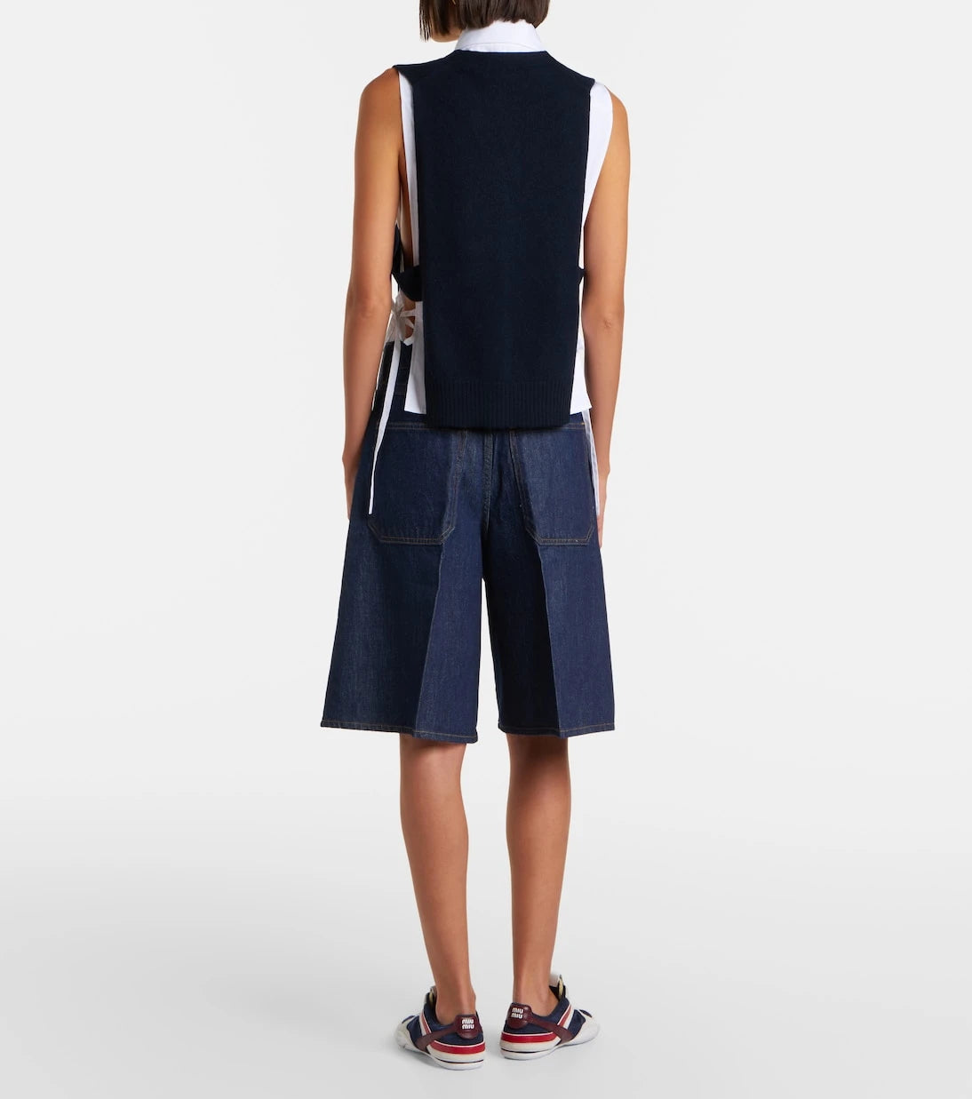 Agolde - Nolan denim Bermuda shorts