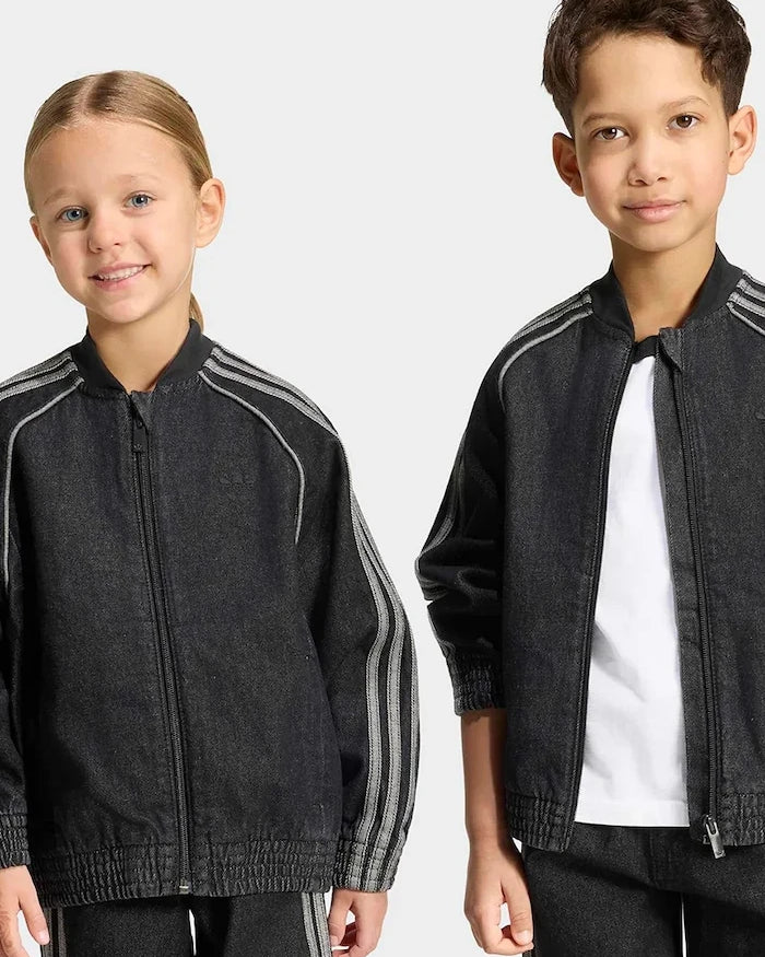 adidas Originals çocuk denim bomber ceket