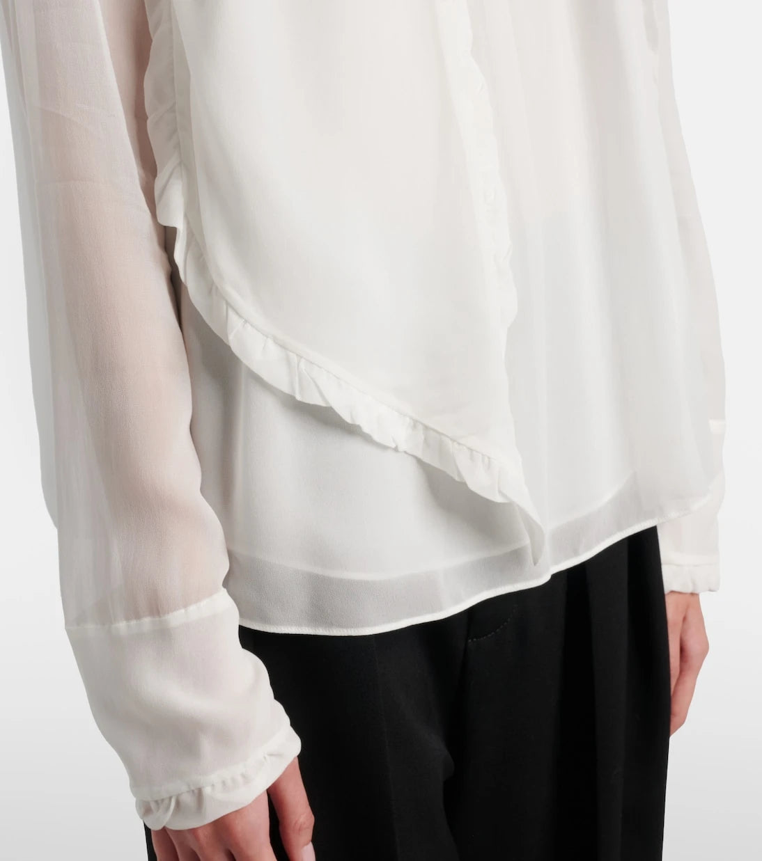 Dorothee Schumacher - Sheer Twist georgette blouse