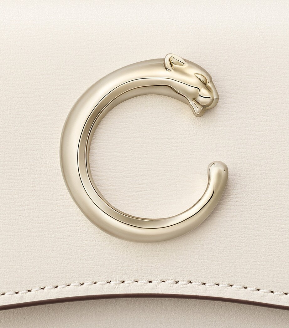 White Mini Panthère de Cartier Wallet