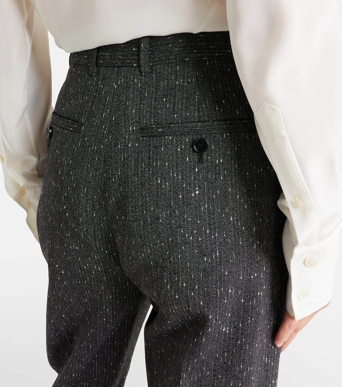 McQueen - Chalk stripe straight pants