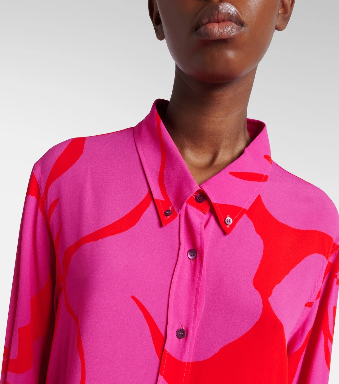Dries Van Noten - Floral oversized shirt