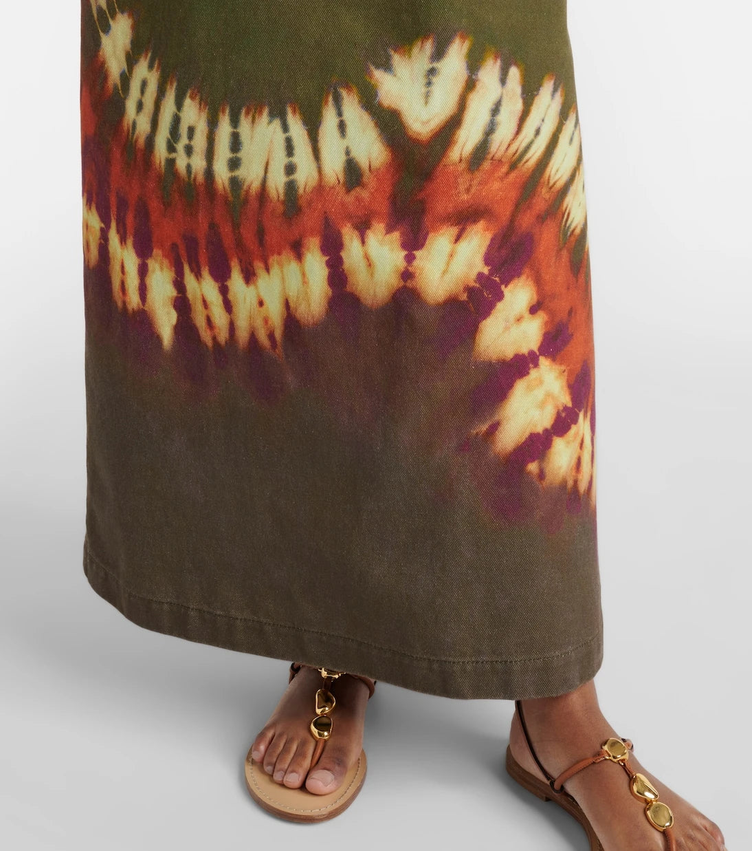 Alémais - Marilyn dyed denim midi dress