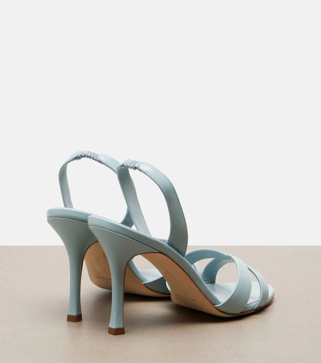 Manolo Blahnik - Callasli leather slingback sandals