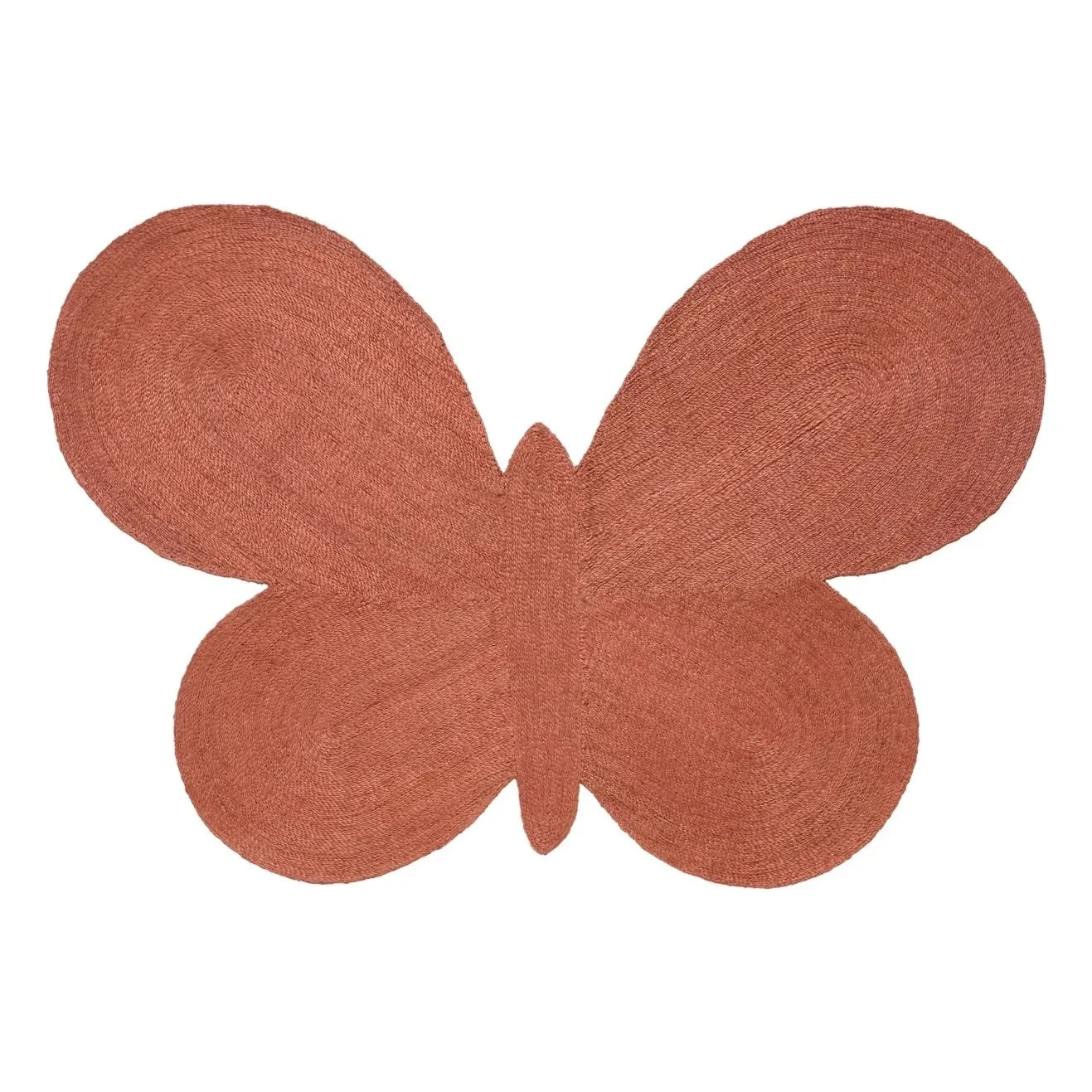 Nanimarquina - Butterfly jute rug, Lucia Eames | Terracotta