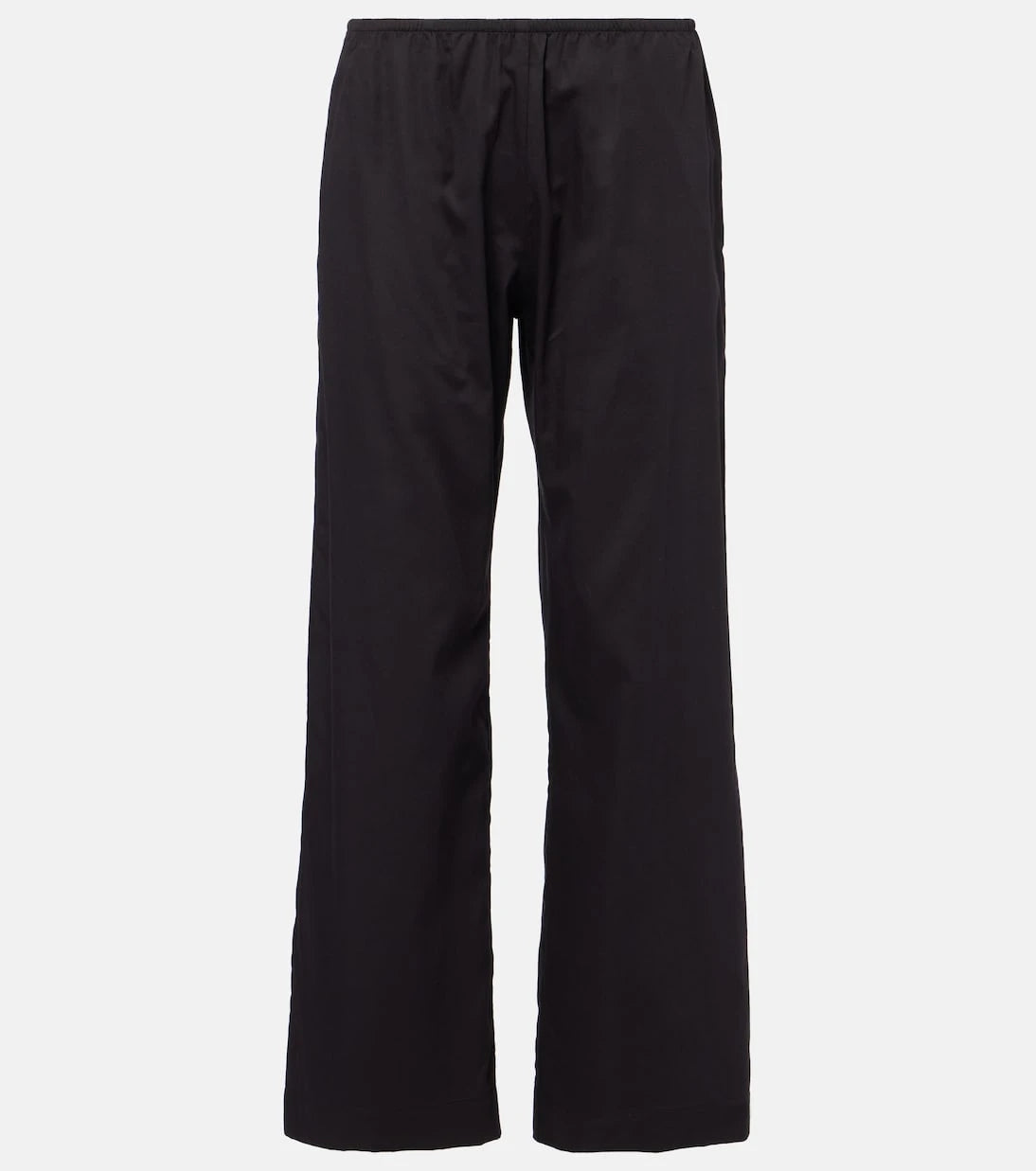 Leset - Yoko mid-rise cotton wide-leg pants