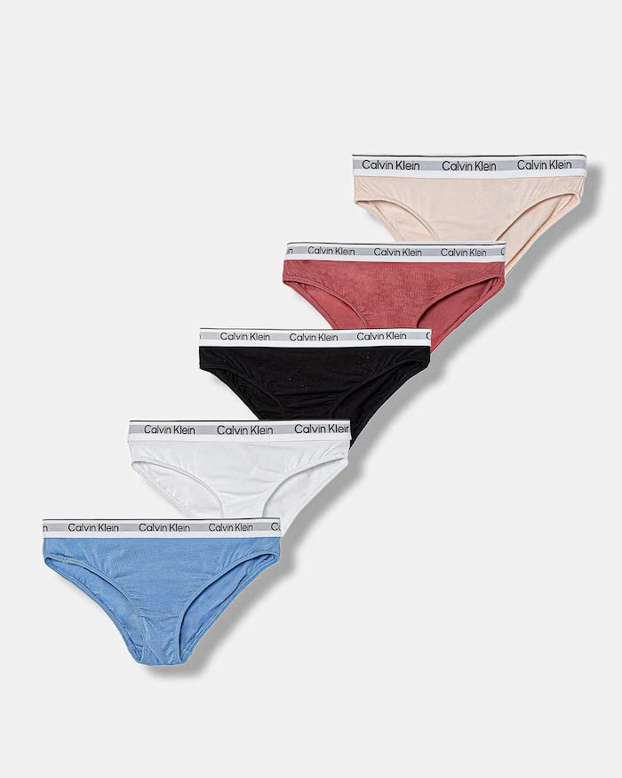 Calvin Klein Underwear Бикини за деца памук с еластан 5 броя