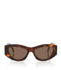 Celine Brown Tortoiseshell Triomphe CL40308U Irregular Sunglasses