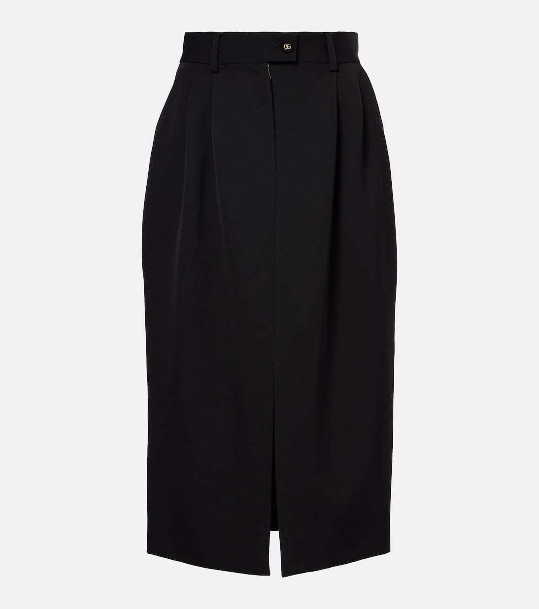 Dolce&Gabbana - Virgin wool midi skirt