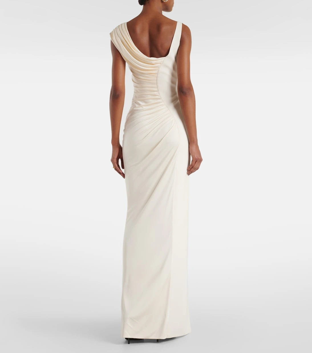 Versace - Medusa '95 draped crêpe gown
