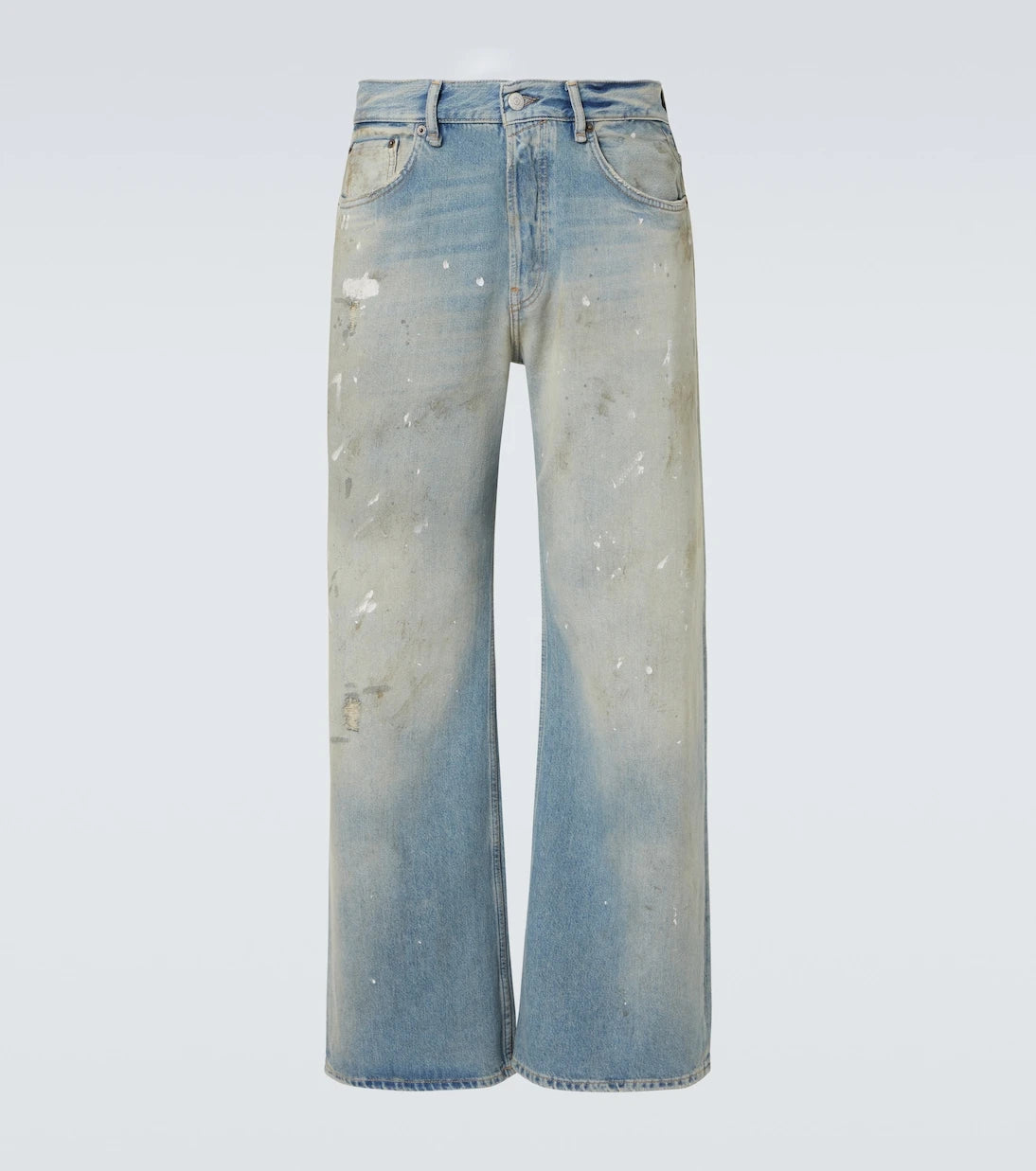 Acne Studios - 2021M distressed wide-leg jeans