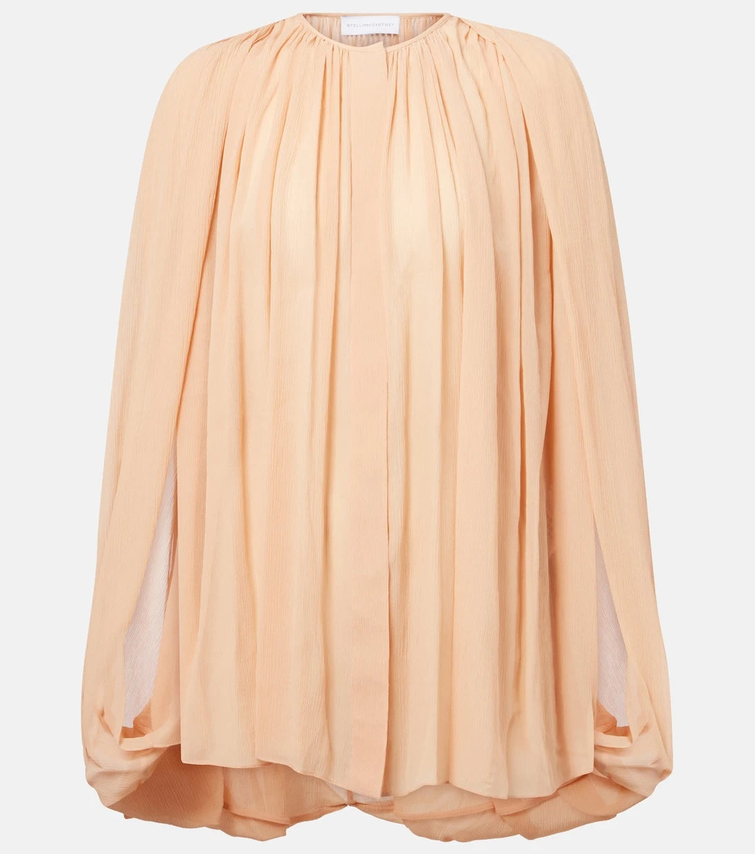 Stella McCartney - Draped silk chiffon blouse