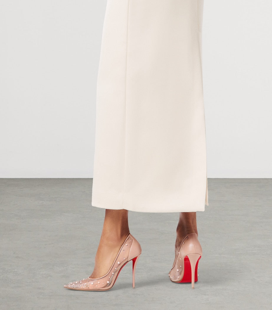 Miss Z Leather-Strass Pumps 100