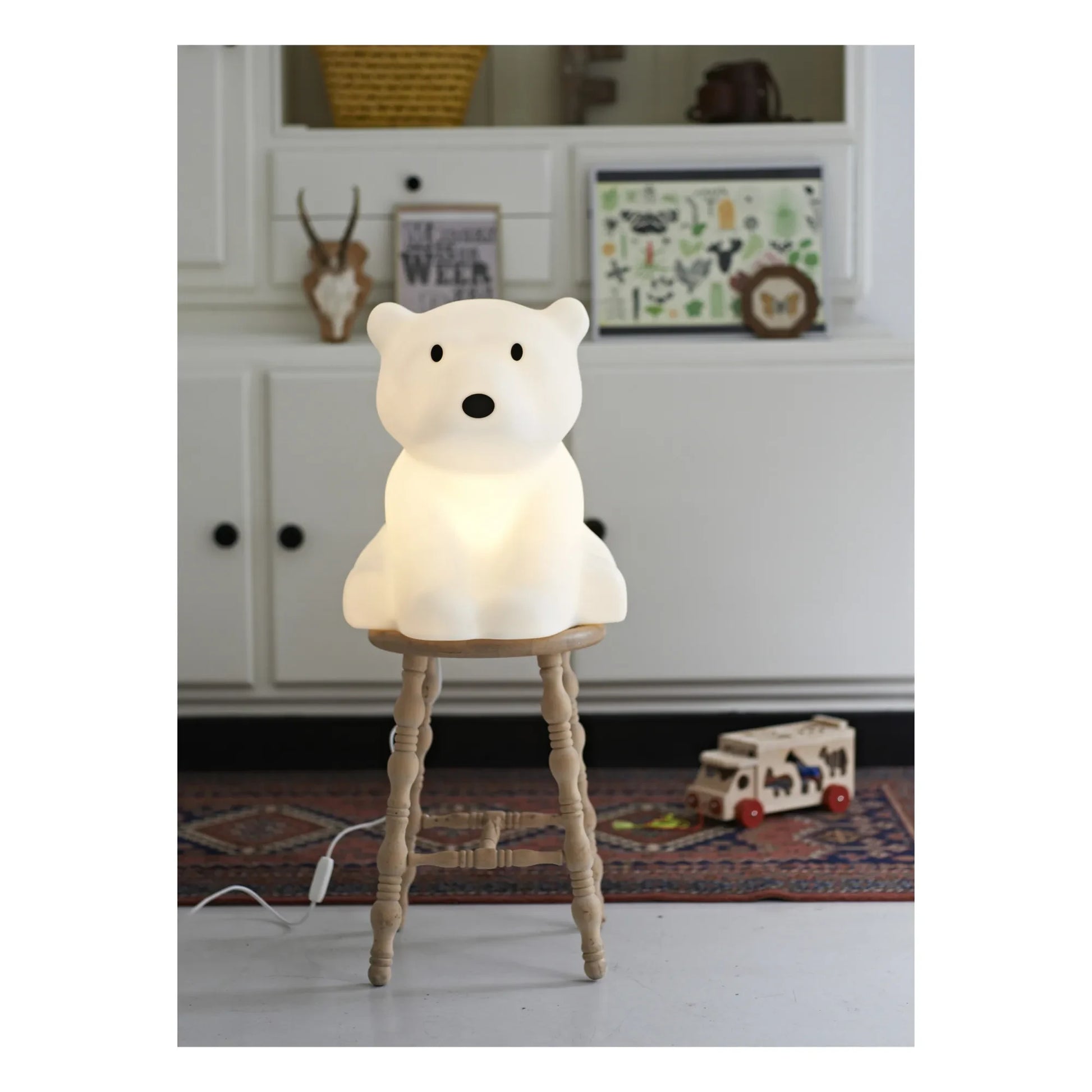 Mr Maria - Nanuk polar bear night light | White