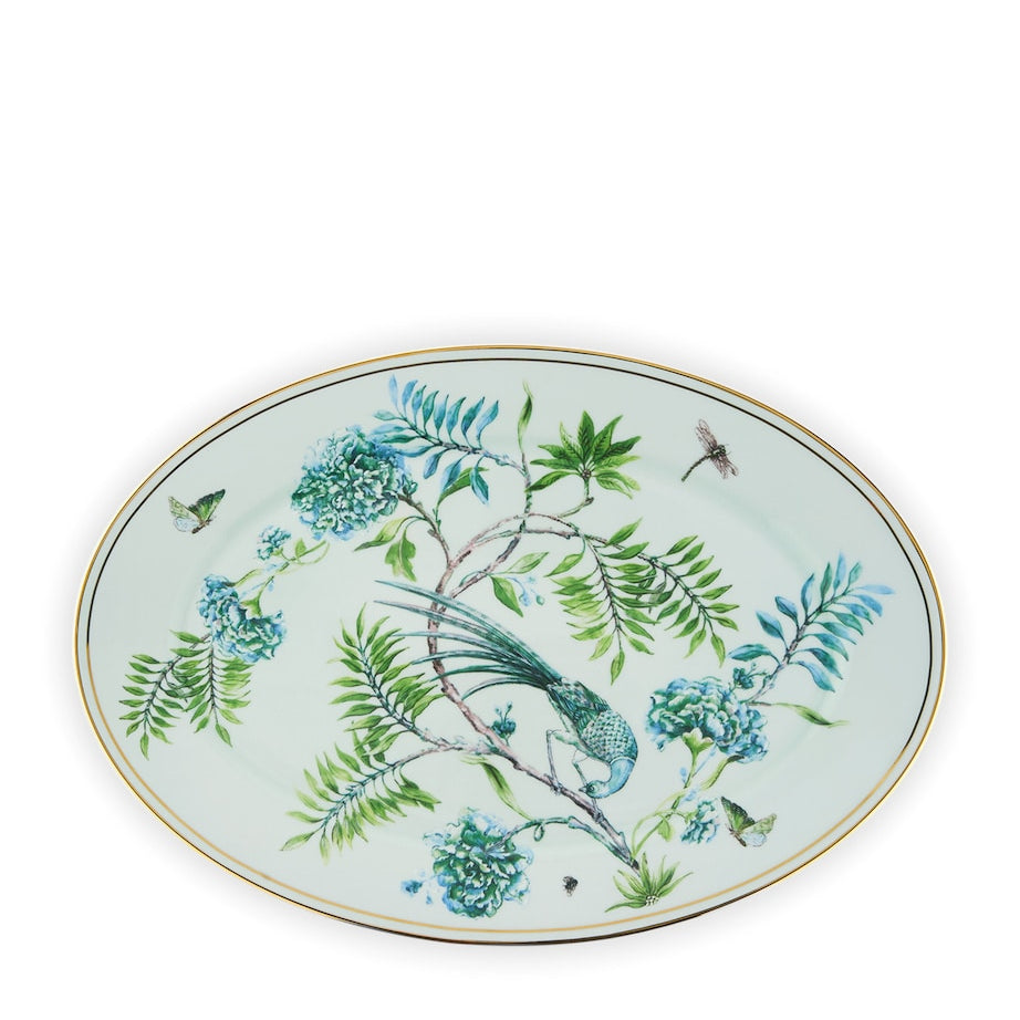 Large Secret Garden Oval Platter (39cm)